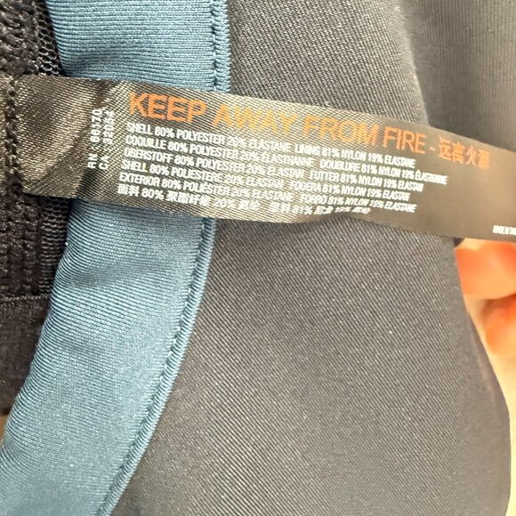 NEW FREE PEOPLE rebel Sport bra in navy/Black Size S - Picture 5 of 7